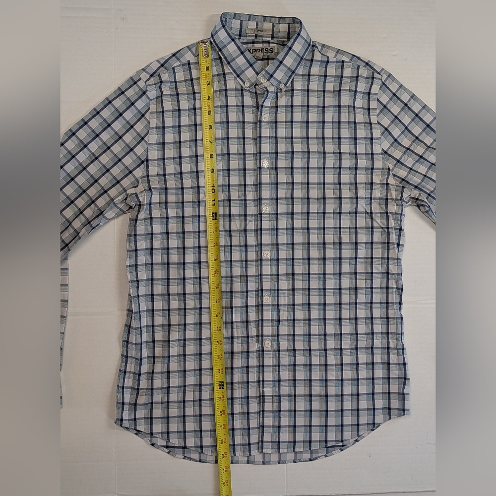 Express Fitted Performance Stretch Button Down - image 3